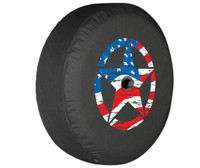 Boomerang Soft Ford Bronco Tire Cover with Camera Stem Fitting/Seal