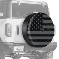 Black Textured  tire cover