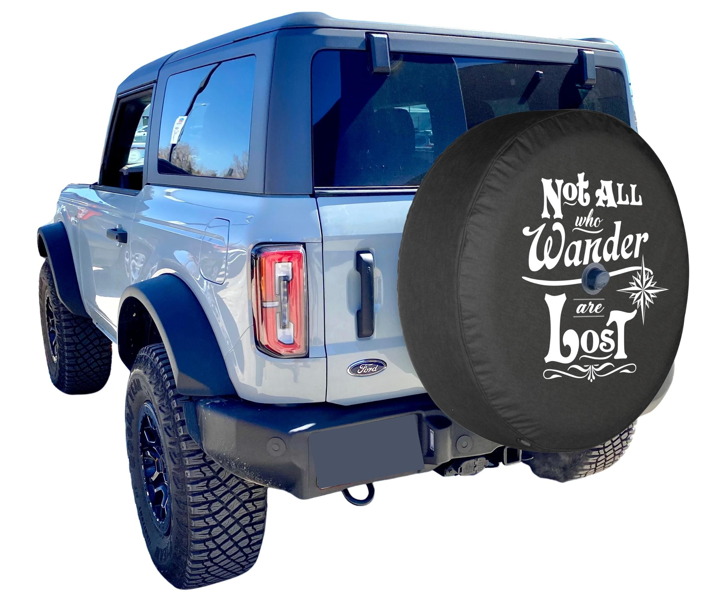 PremiumQuality Ford Bronco Spare Tire Cover Boomerang