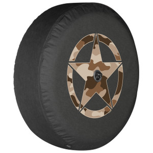 Jeep Wrangler JL (18-22) Soft Spare Tire Cover - Distressed Star (Desert  Tan Camo) - Boomerang Tire Covers u0026 Accessories