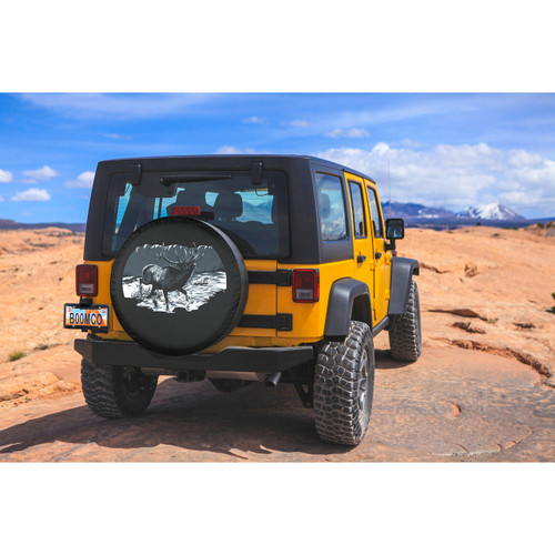 Wildlife Series Elk Tire Covers by Boomerang Many Sizes to Custom Fit