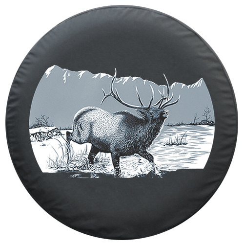 ColorTek¢ Soft Tire Cover - Wildlife Series Soft Tire Cover - Elk