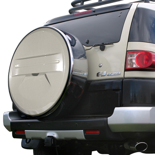 FJ Cruiser (10-13) Hard Tire Cover - Stainless Steel Ring