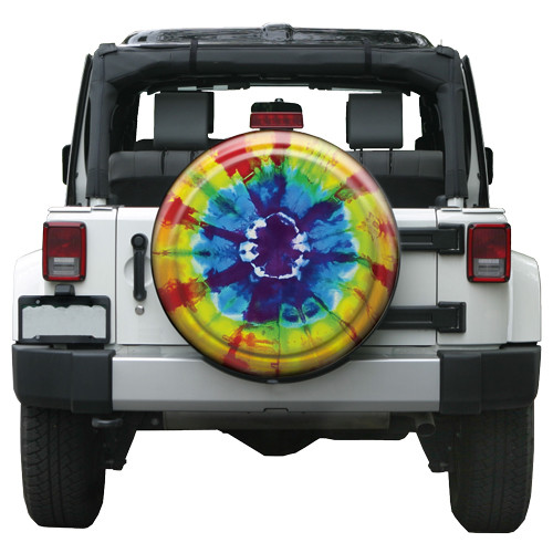 Colortek™ Rigid Tire Cover - Full Color Molded Tire Cover - Tye Dye