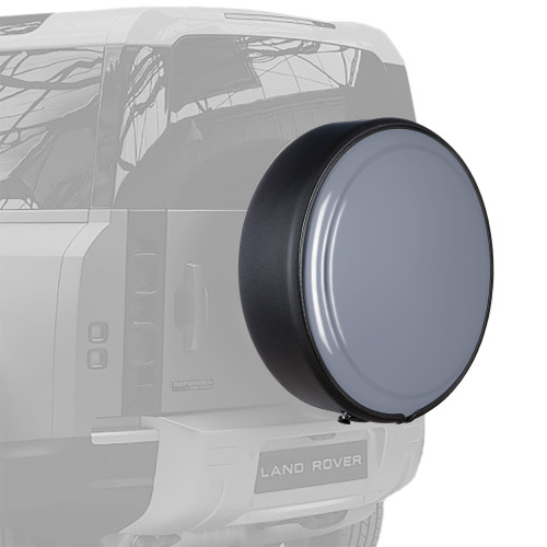 Black Powder Coated Ring tire cover 