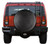 Hummer H2 (02-04) Black Textured Semi-Rigid Spare Tire Cover