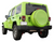 MasterSeries Fully Painted Hard Tire Cover for the Jeep Wrangler JK - Gecko Green