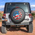 ColorTek™ Rigid™ Tire Cover - Distressed Star - American Flag