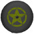 Boomerang Soft Tire Cover Jeep Wrangler JL - Distressed Star - Commando Green