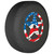Jeep JL Wrangler Spare Tire Cover - Distressed Star American Flag