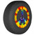 Jeep Wrangler JL Tire Cover (with Back-up Camera Hood) - Tie Dye Peace Sign