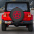 Boomerang Soft Tire Cover Jeep Wrangler JL - Distressed Star - Red