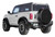 Ford Bronco (21-24) Black Textured Semi-Rigid Tire Cover - Topo Map Graphic