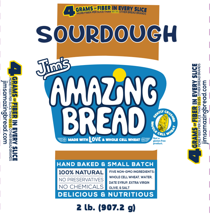 Whole Cell Sourdough Bread | Jim's Amazing Bread