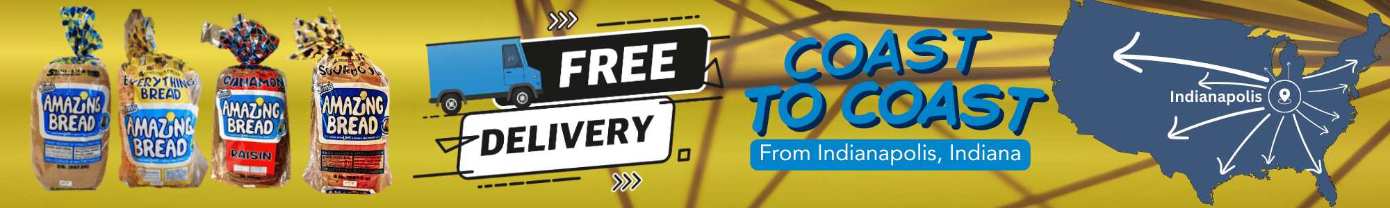 image of delivery map for Jim's Amazing Bread