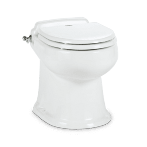 Dometic VacuFlush Toilet Model 4748 24V - white (with flush handle)