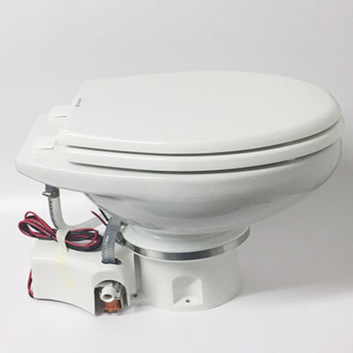 Dometic MasterFlush Toilet Model MF 7120 12V - white Dometic MasterFlush Toilet Model MF 7120 12V - white