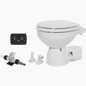 Jabsco Quiet Flush E2 Fresh Water Toilet Compact Bowl - 24v