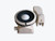 Eco Vac 147 Base assembly in bone color. Rear View