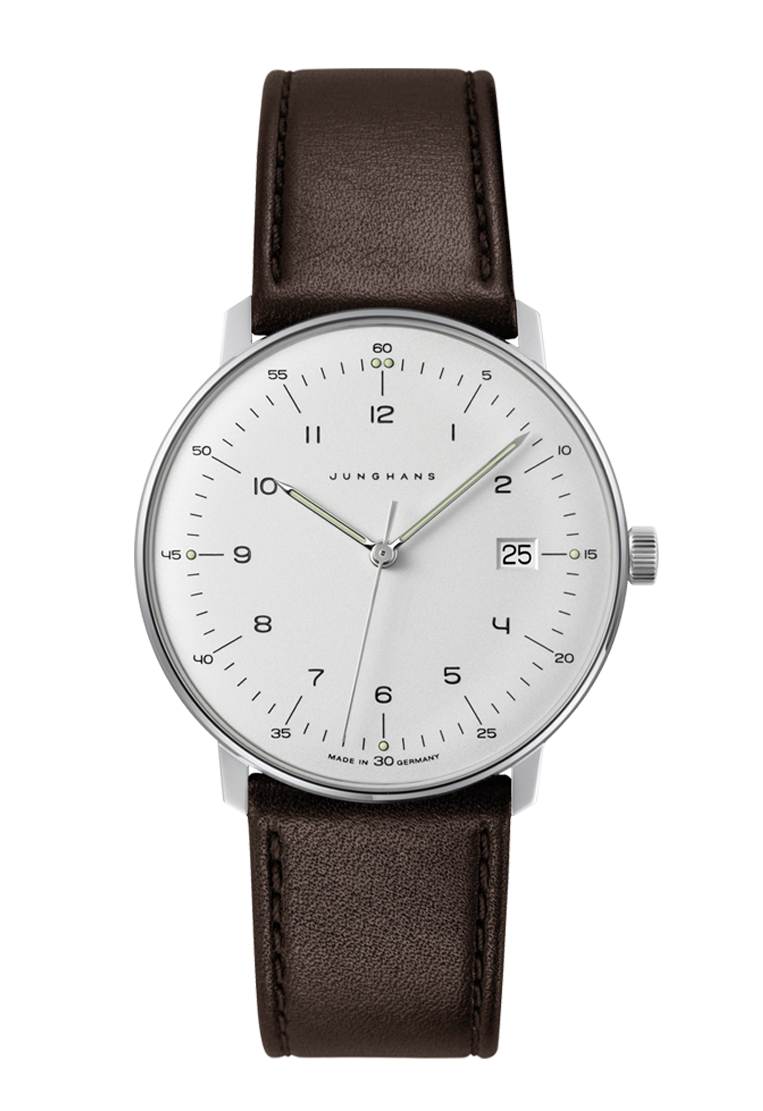 Junghans Max Bill Numerals Date Quartz 041/4461.02 – Silver Dial