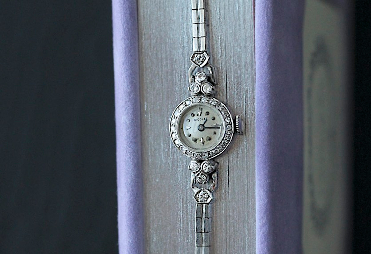 Pre-owned and Vintage Watches Lady's stainless steel and diamond