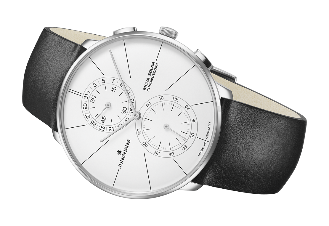 Junghans 59/4200.00 Meister fein Chronoscope MEGA Solar Watch