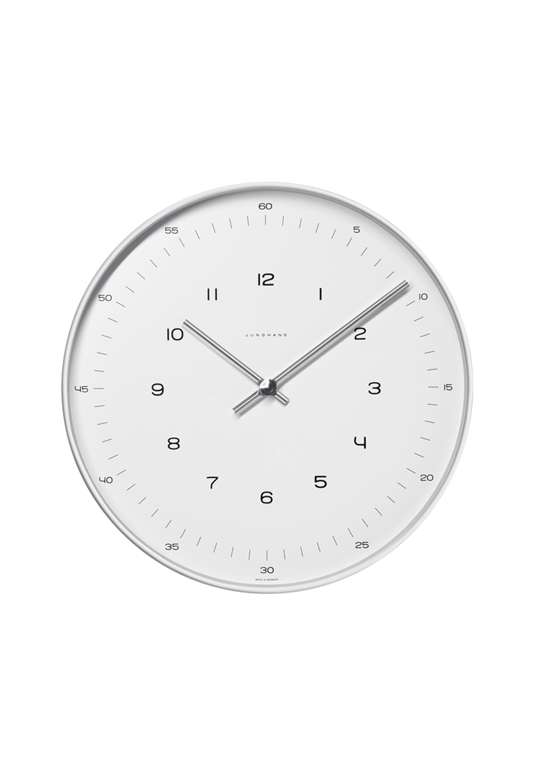 Junghans Wall Clock Quartz 22cm Satin Aluminum Ref 36/7604.80