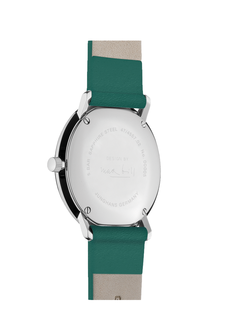 Junghans Max Bill Damen 47/4557.02 | Green Numerals Quartz