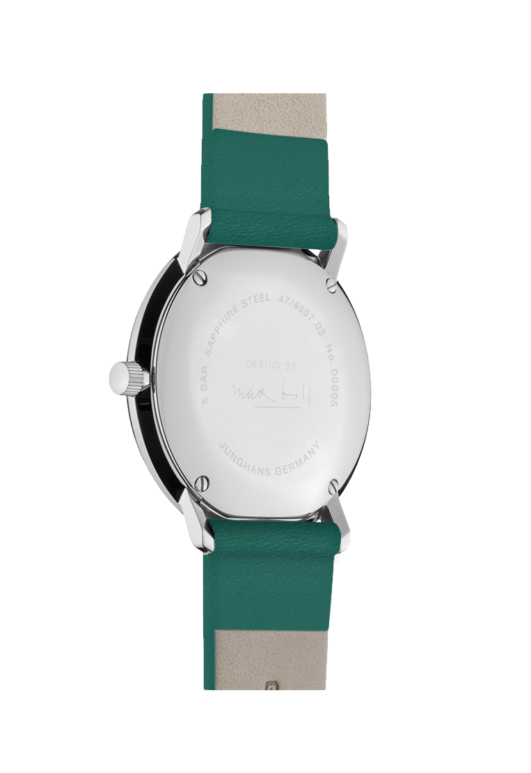Junghans Max Bill Damen 47/4557.02 | Green Numerals Quartz