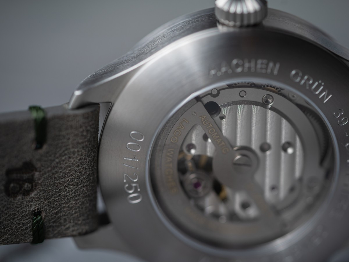 Laco Limited Edition of 250 Aachen Grün Green 39 mm Automatic