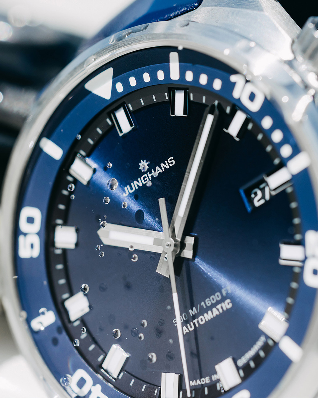 Junghans Aquaris 27/4660.44 Automatic Blue Dial Dive Watch