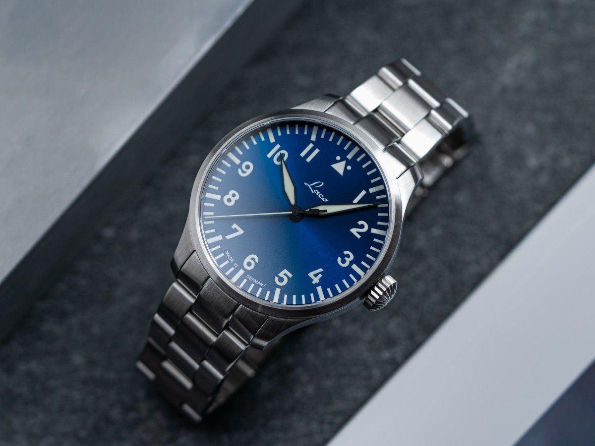 Laco Augsburg Blaue Stunde 39 Automatic Pilot Watch