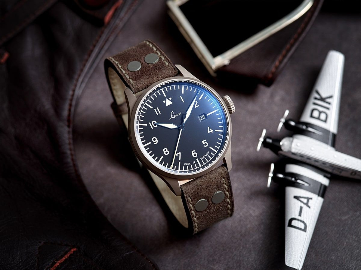 Laco Karlsruhe Pro 40mm Automatic Pilot Watch Ref. 862142