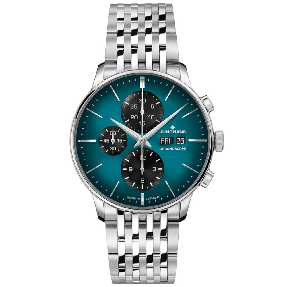 Junghans Meister Chronoscope 27/4622.47 Petrol Blue Limited