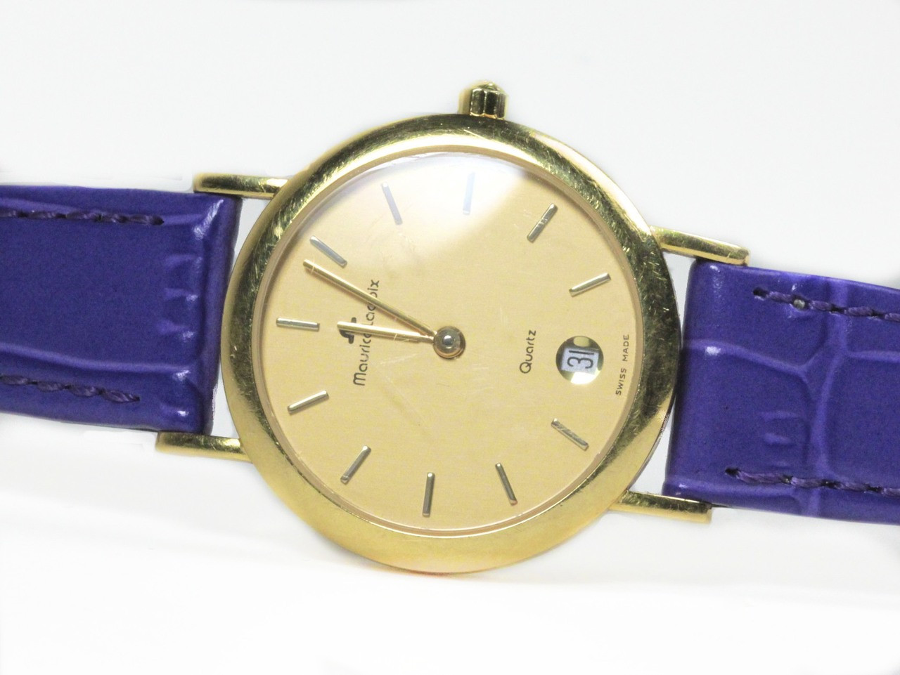 Maurice Lacroix Ladies Classic 18K Yellow Gold Watch with Date