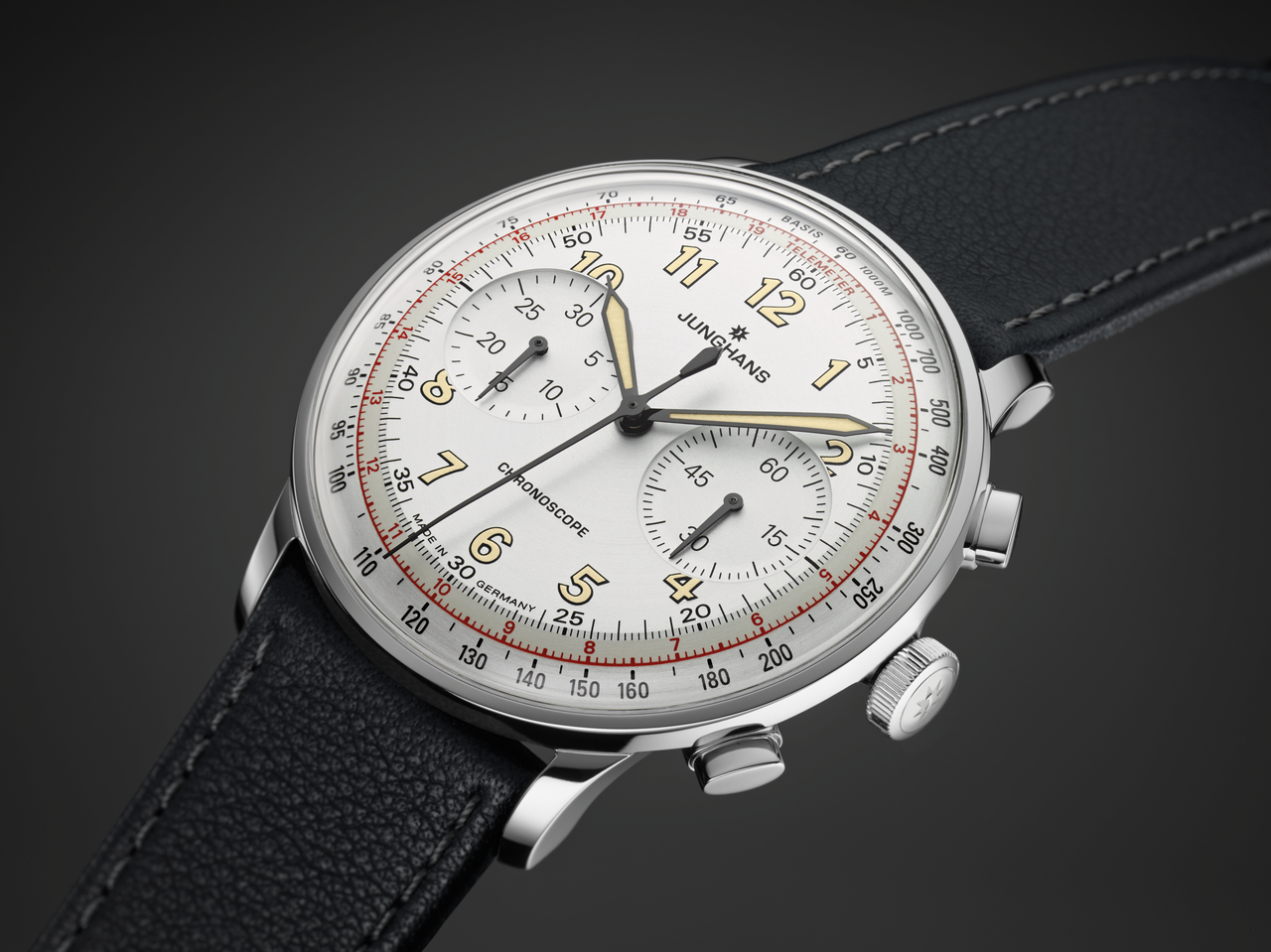 Junghans Meister Telemeter Ref. 27/3380.02 – 40.8 mm Dual-Scale