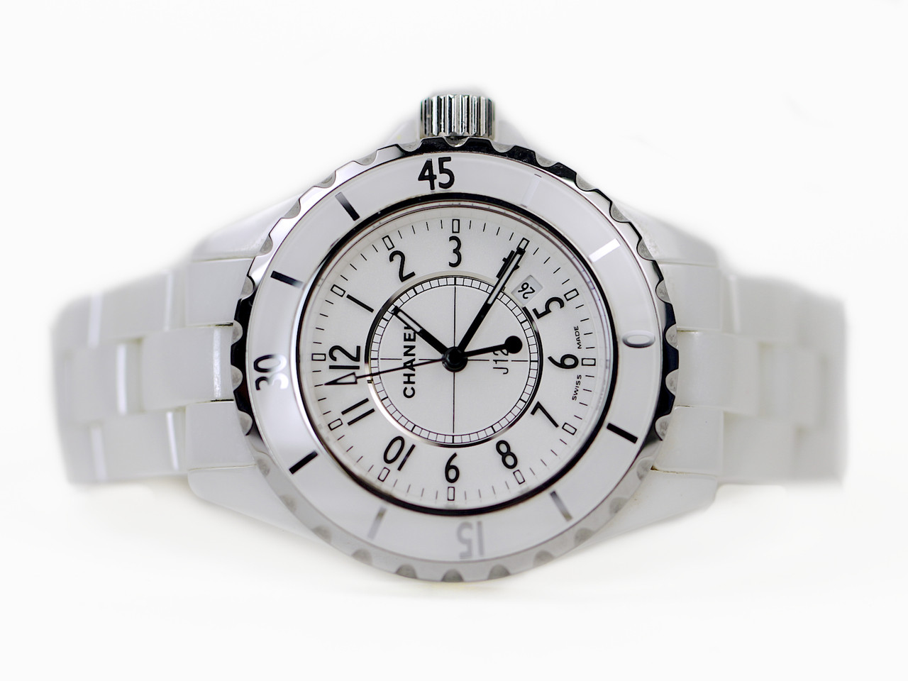 Second Hand Ladys Chanel J12 Watch  White