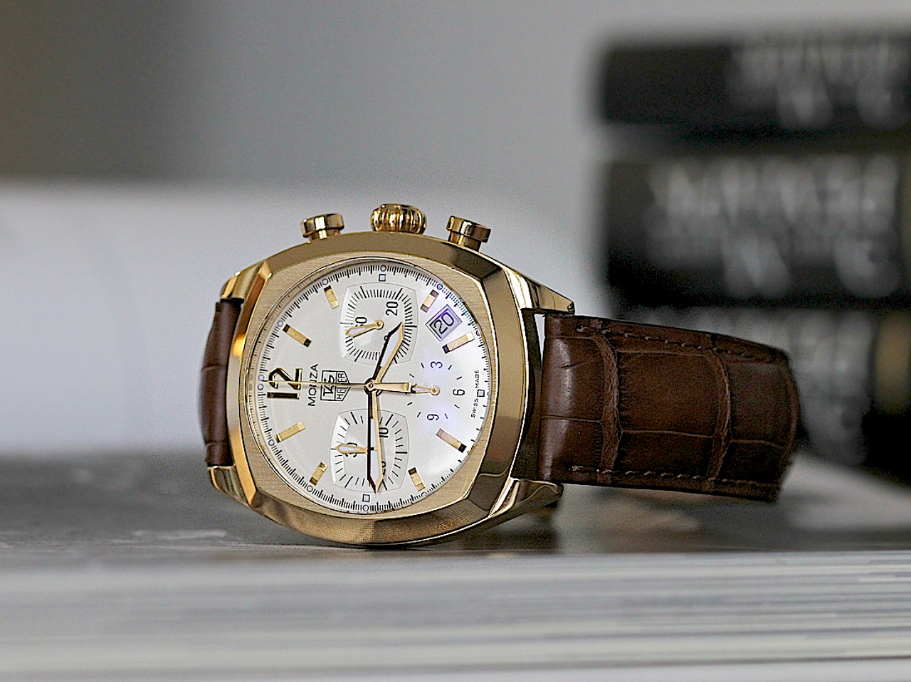 For Sale Tag Heuer Monza Mens Watch Chronograph Caliber 17 18k