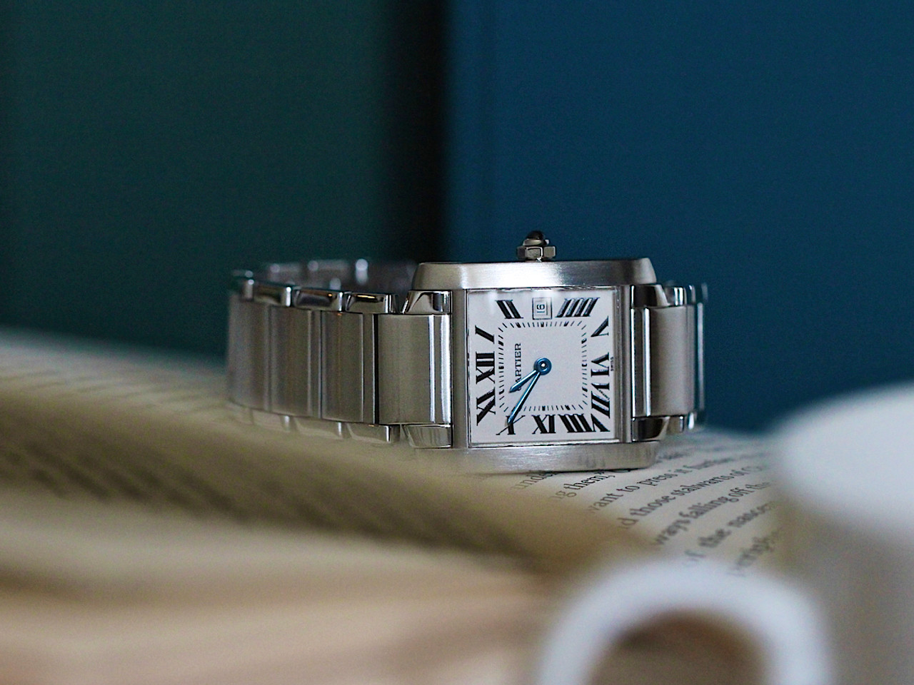 Cartier Tank Francaise Stainless Steel 