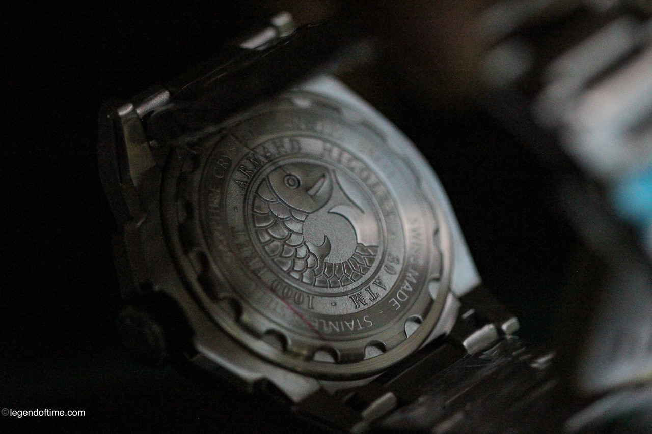 Armand Nicolet JS9 Mens watch, 44mm Automatic Date, Green dial