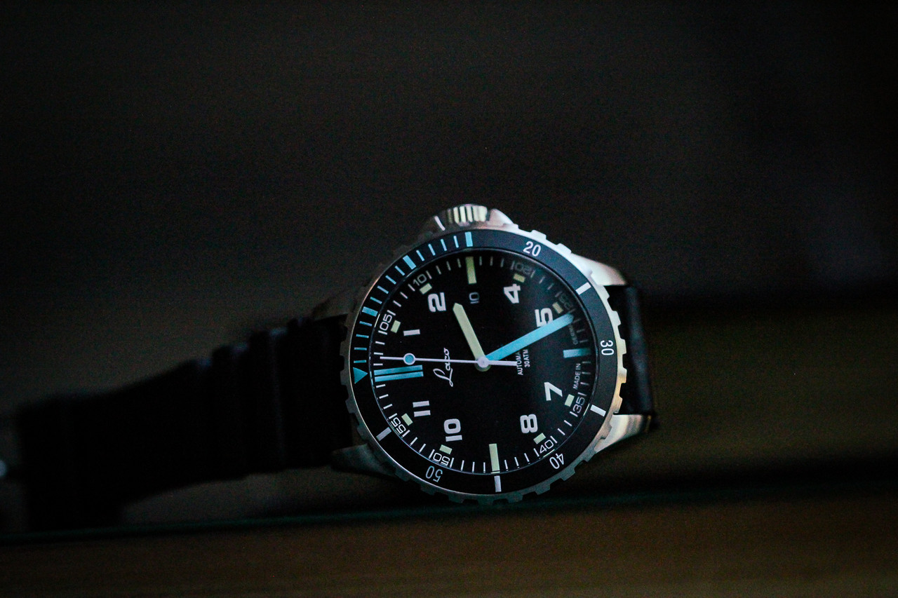 Laco 1925 Watch SPORT ATLANTIK 42 MM Automatic German Diver ref 862108