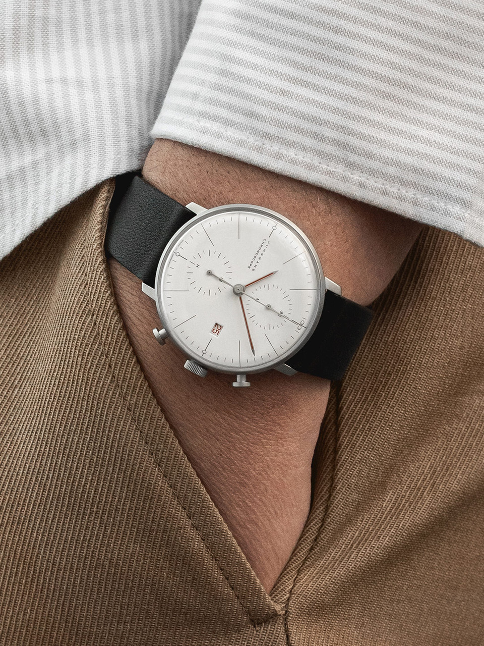 Junghans Max Bill Chronoscope Bauhaus 40 mm - Main Image