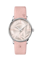 JUNGHANS 27/3242.00 Meister Ladies Automatic Pink Bamboo Dial Pink Strap