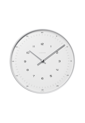 Junghans Wall Clock Quartz 22cm Satin Aluminum Ref 36/7604.80