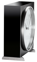 Junghans Max Bill Tischuhr 36/3221.20 – Quartz Table Clock in White Satin Finish