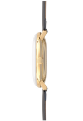 Junghans Max Bill Kleine Automatic Ref. 027/7108.02 | 34 mm | PVD-Coated Steel | Soft Grey Dial | Leather Strap