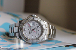 Rolex Yacht-Master 16622 - Platinum & Steel 40mm - Box & Papers