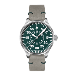 Laco Limited Edition of 250 Aachen Grün Green 39 mm Automatic Pilot Watch – Ref. 862190