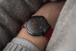 Junghans Force Mega Solar Radio Controlled ceramic watch worn on the wrist