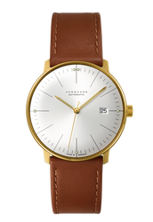 For sale modern yet vintage style at its best - JUNGHANS MAX BILL AUTOMATIC # 27/7002.02 GOLD PVD